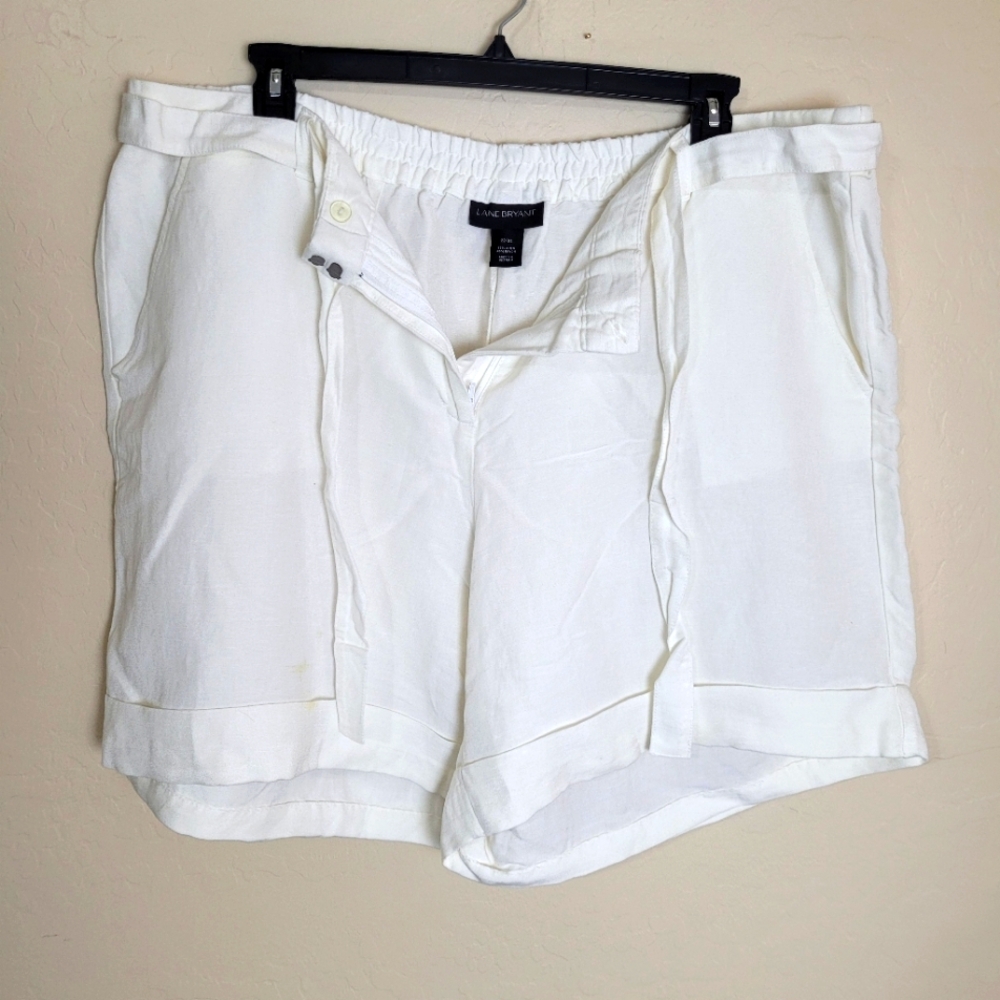 LB Linen Shorts w/Tie